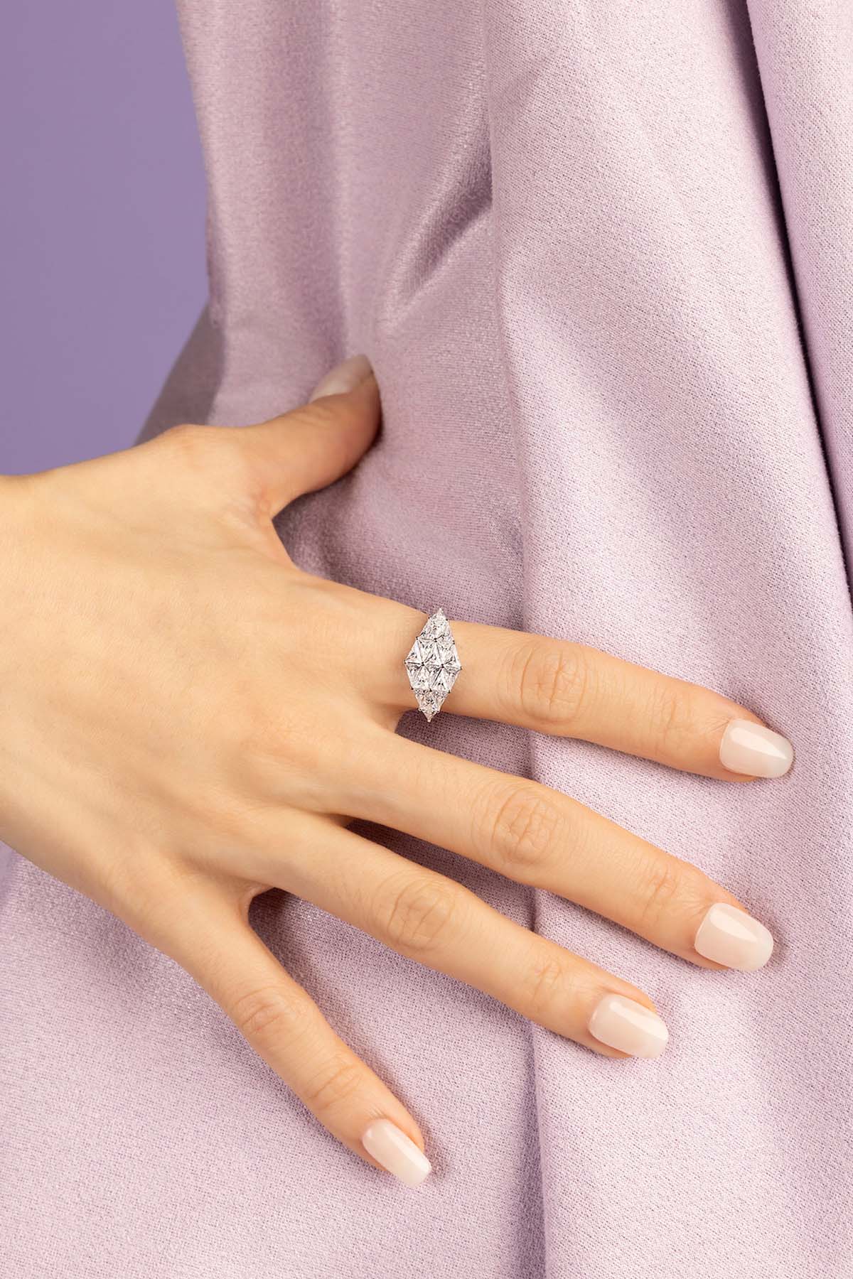 APM Monaco Art Deco Ring