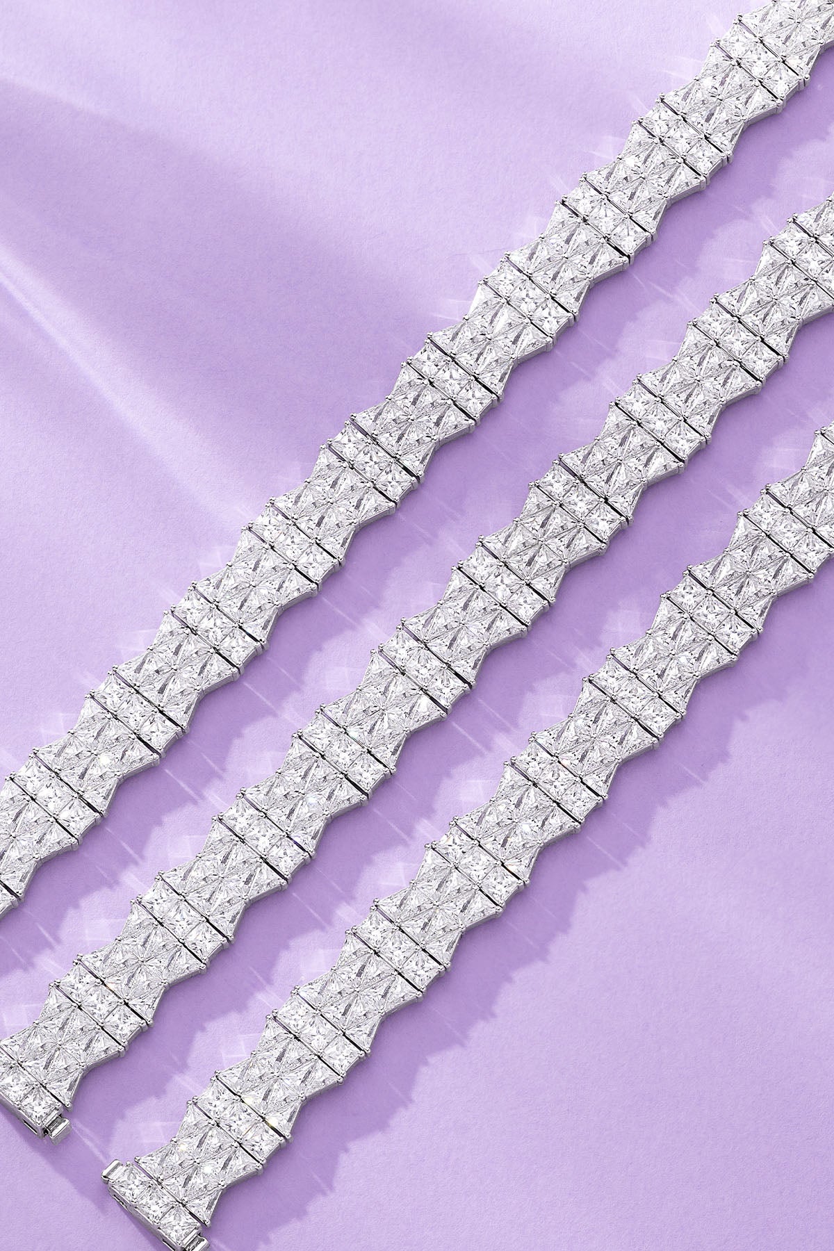 APM Monaco Art Deco Pavé Bracelet