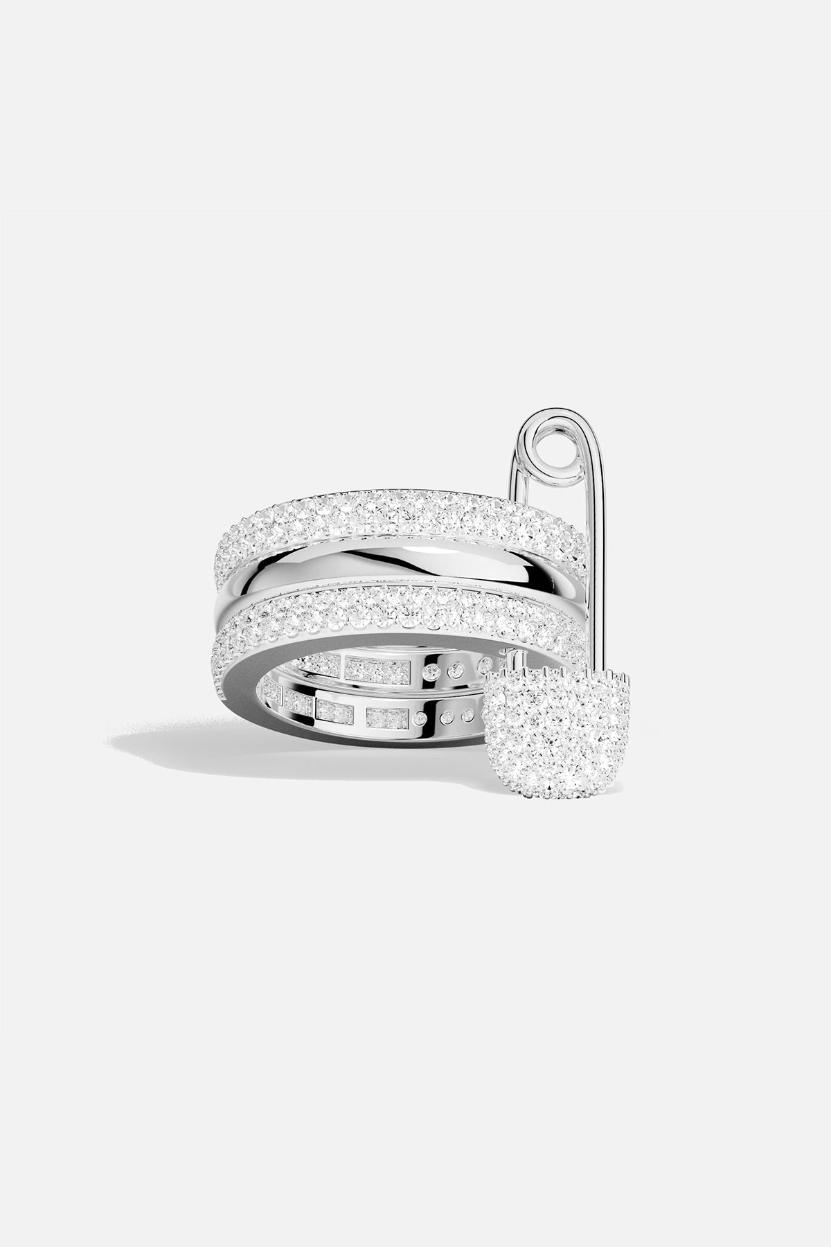 APM Monaco Morse LOVE SMILE BONHEUR Ring