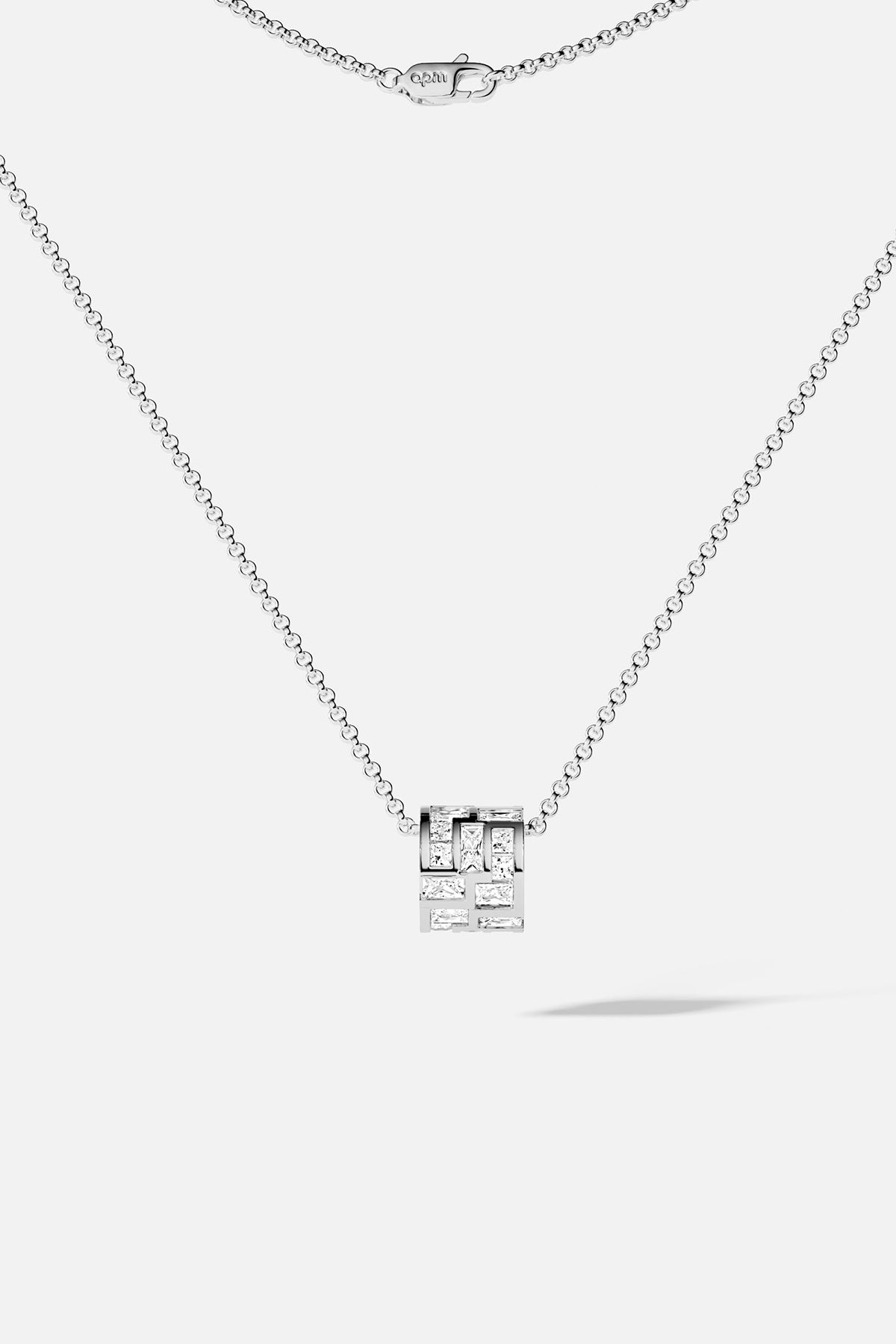 APM MONACO labyrinth adjustable choker on grey background