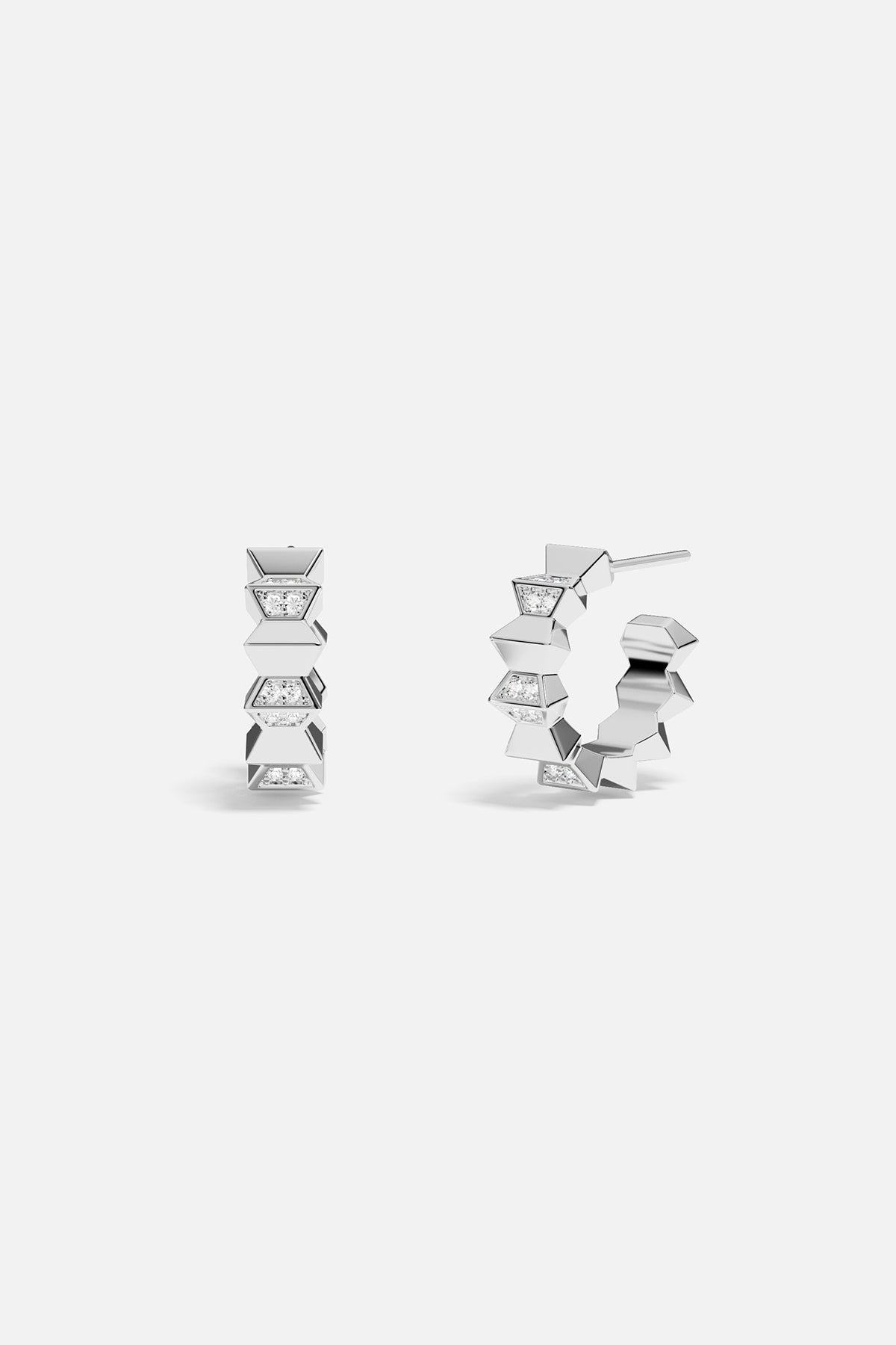 APM Monaco Up and Down Earrings