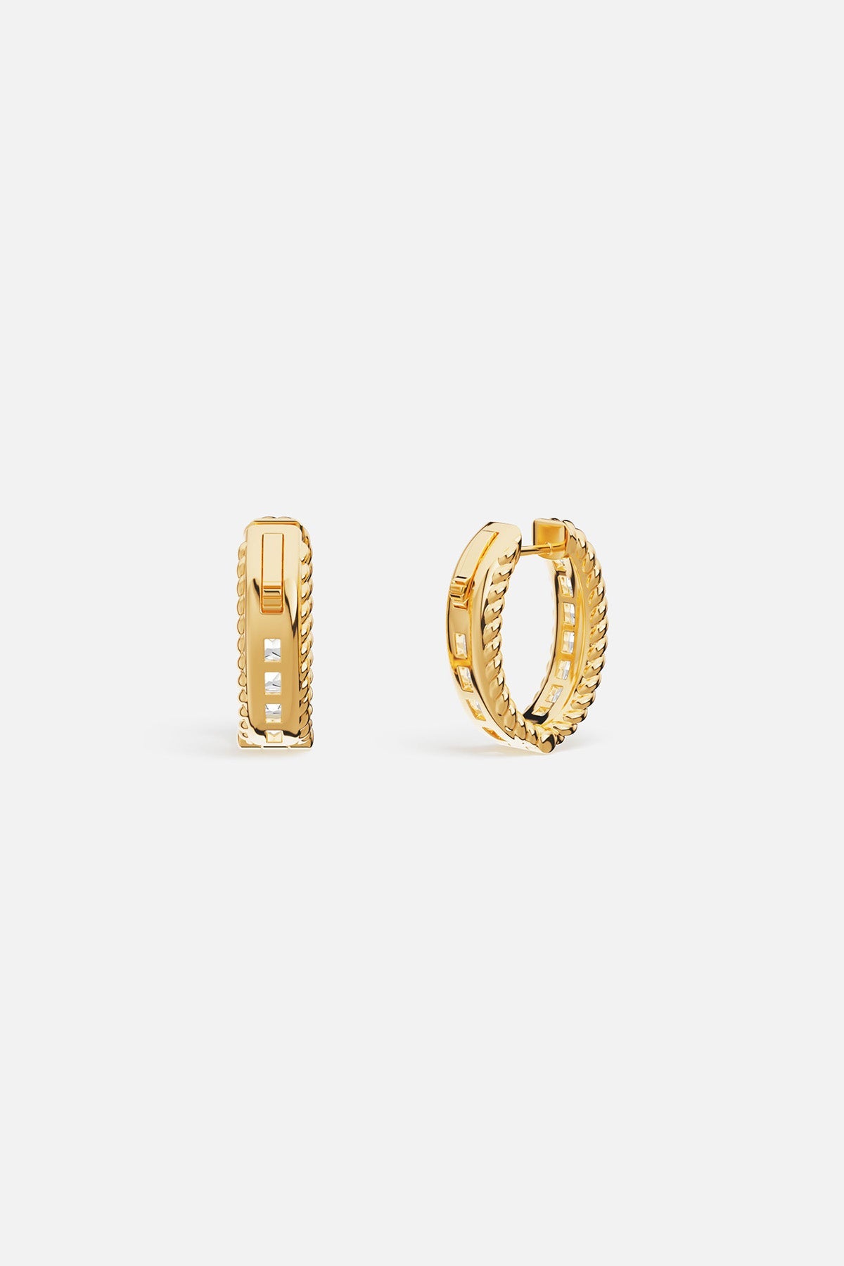 Torsade Hoop Earrings - APM Monaco