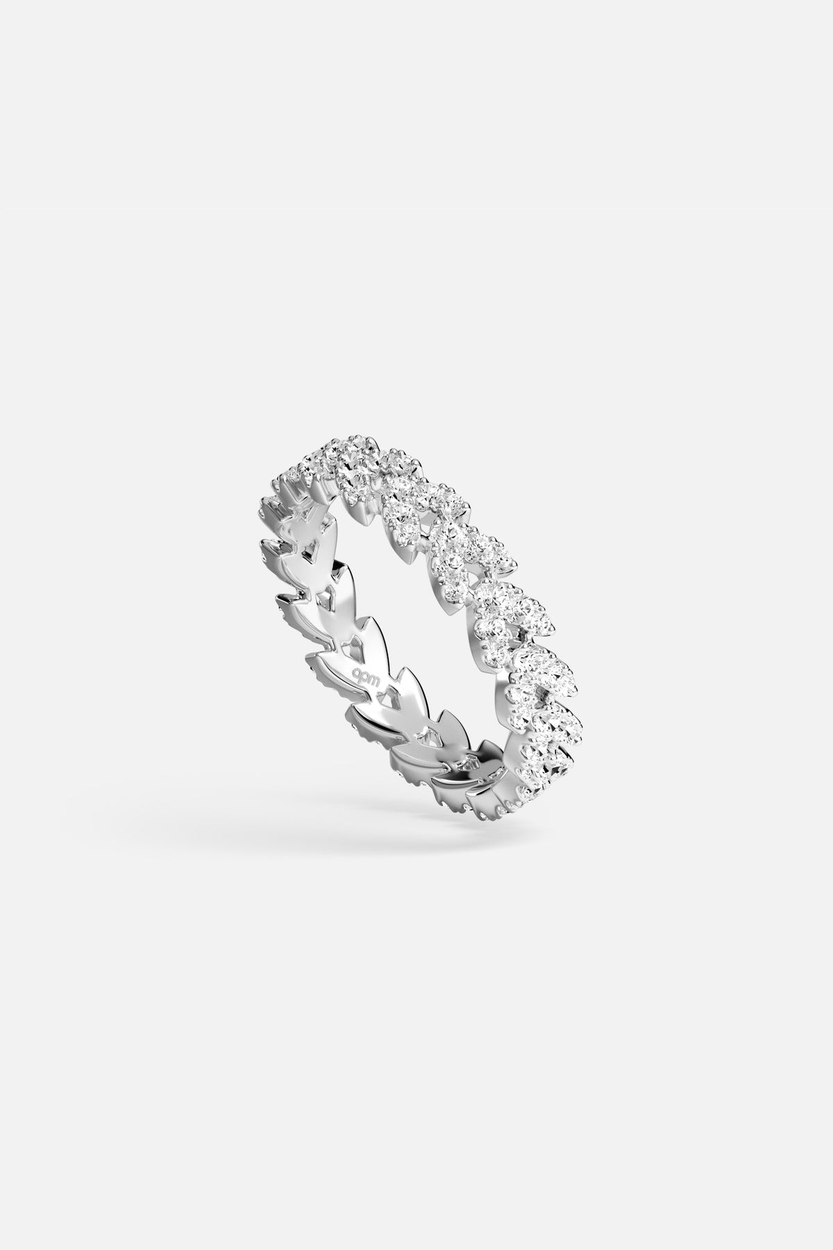 APM Ring, a delicate laurel of shimmering stones, quietly radiant.