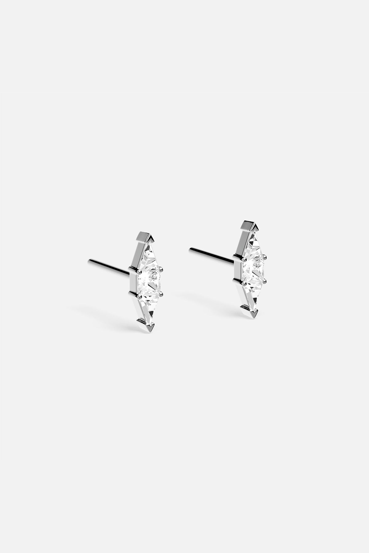 APM Monaco Art Deco Stud Earrings