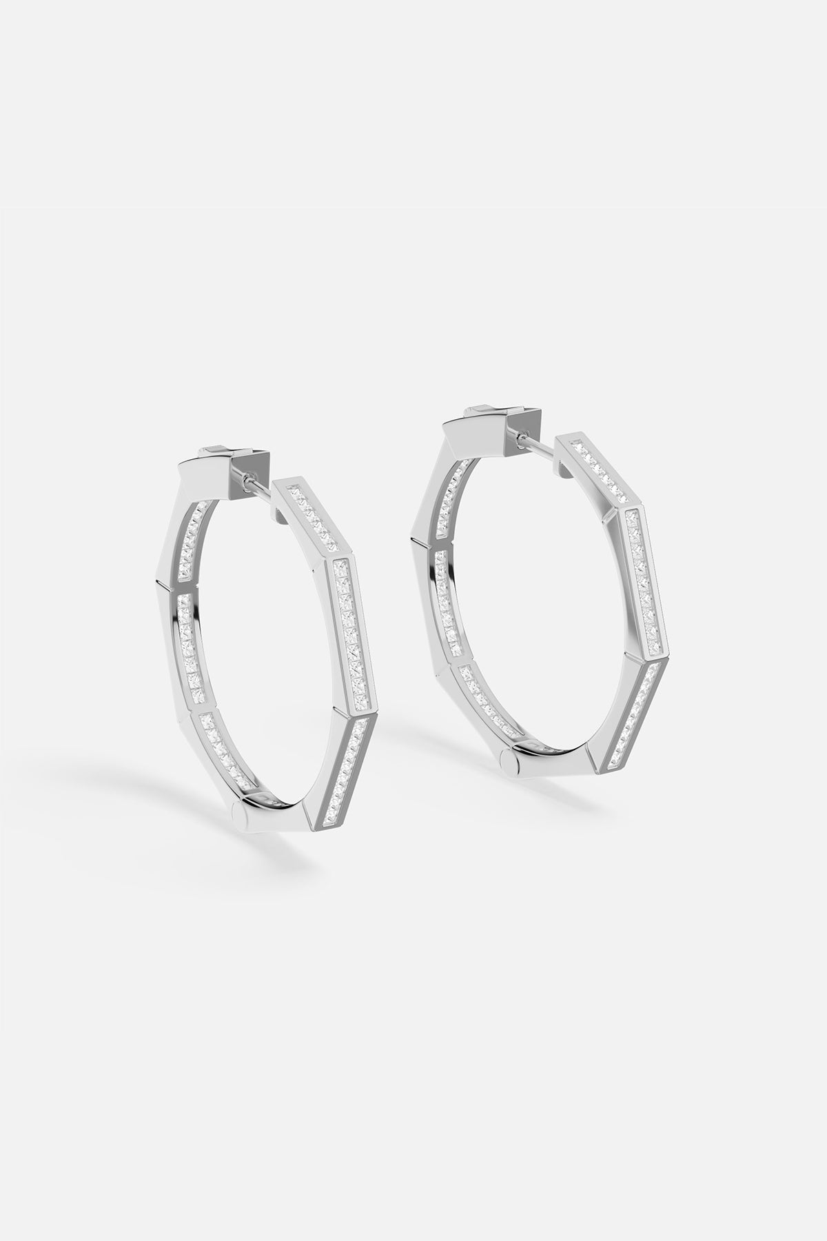 Geometric Hoop Earrings - APM Monaco