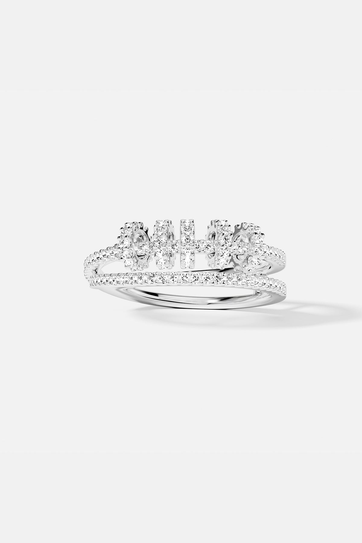 Croisette Ring, Rhodium Finish | APM Monaco