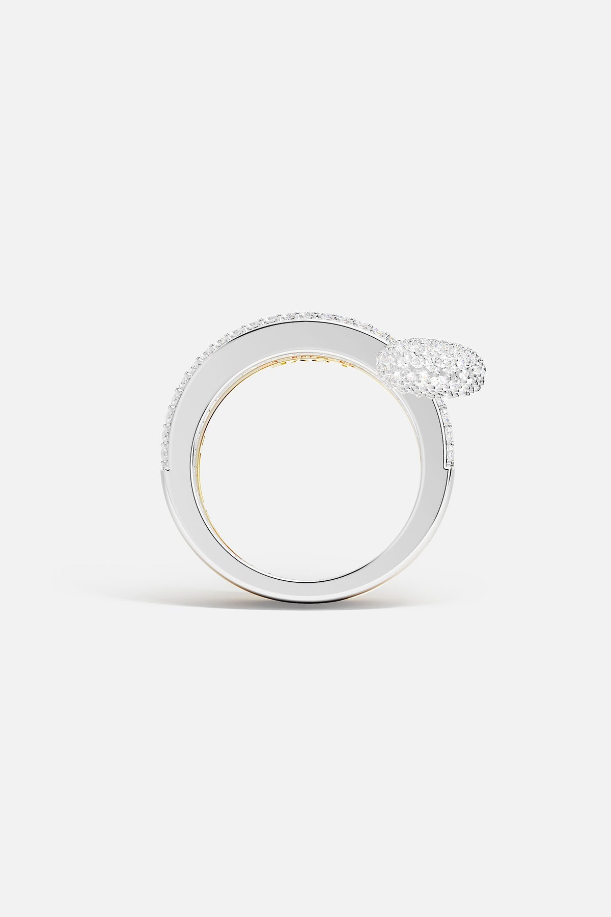 Tricolor Morse LOVE SMILE BONHEUR Ring - APM Monaco