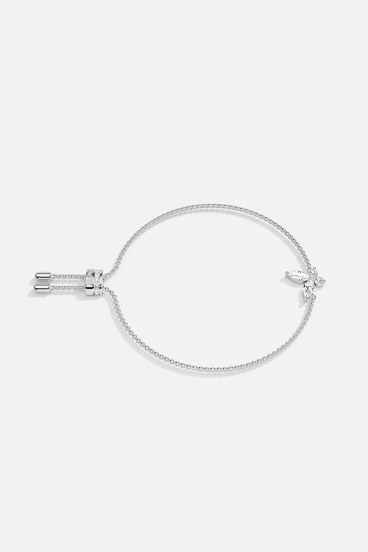 Bracelets APM Monaco; adjustable butterfly bracelet in Silver-tone-tone
