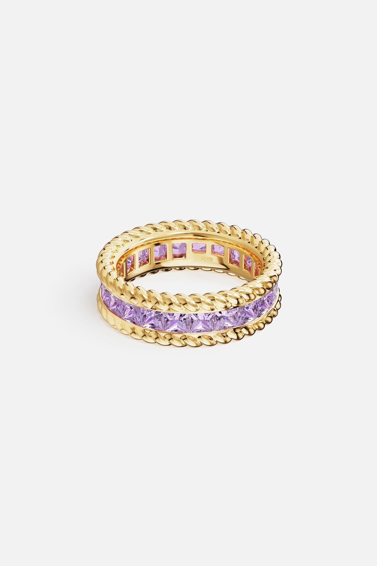 Torsade Lavande Pavé Ring - APM Monaco